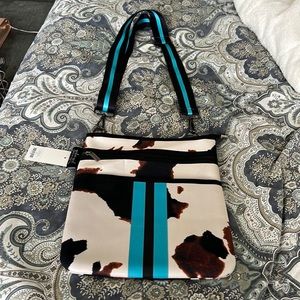 Neoprene Cow Print Bag